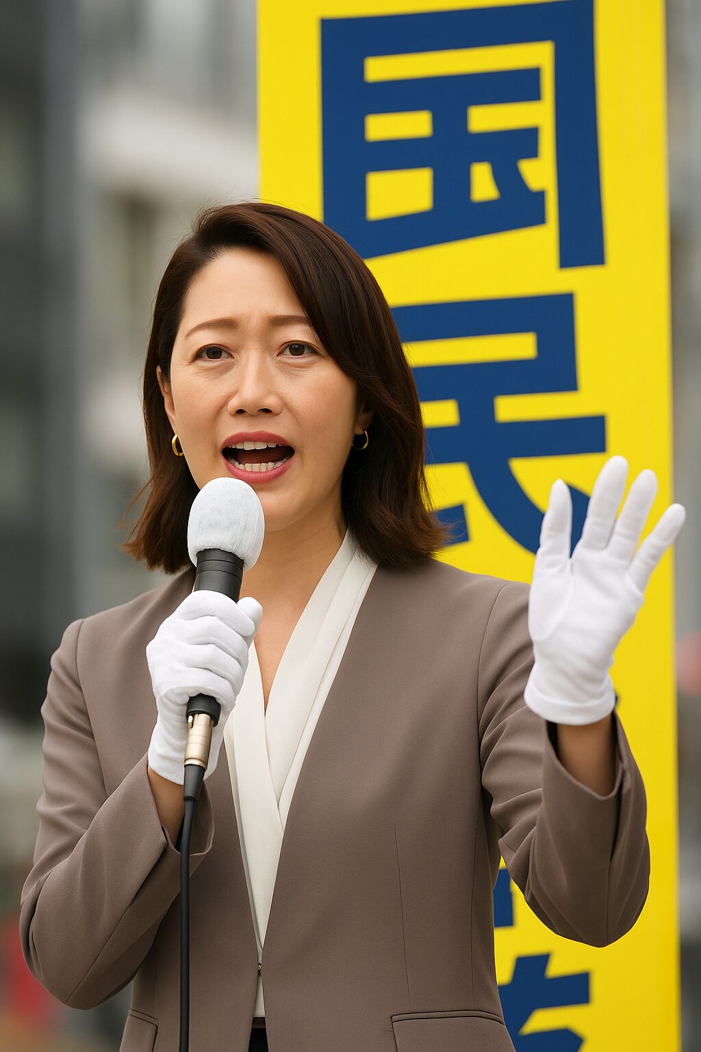 国民民主党　牛田茉友氏　参院選挙